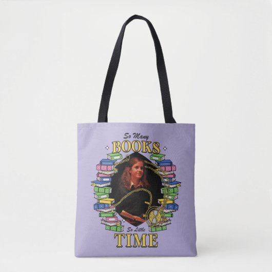 Zo veel boeken, zo weinig tijd tote bag (Voorkant)