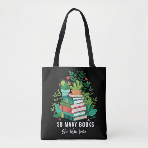 Zo veel boeken, zo weinig tijd tote bag