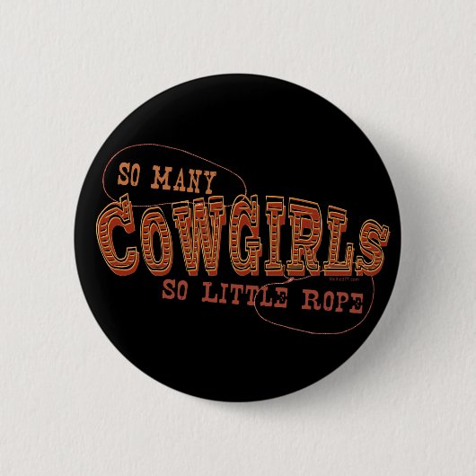 Zo veel Button van Cowgirl (Voorkant)