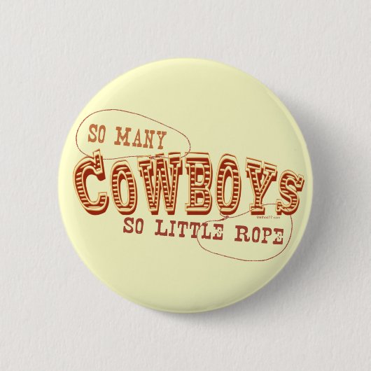 Zo veel Cowboys Button (Voorkant)