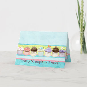 Zo Veel Cupcakes!  Notitiekaart voor op maat gemaa