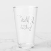 Zo Veel Dankbaarheid Modern Schrift Eenvoudige Typ Glas (Achterkant)
