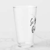 Zo Veel Dankbaarheid Modern Schrift Eenvoudige Typ Glas (Rechts)