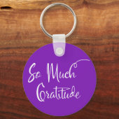 Zo veel Gratis Matig Manuscript Eenvoudig Paars Sleutelhanger (Voorkant)