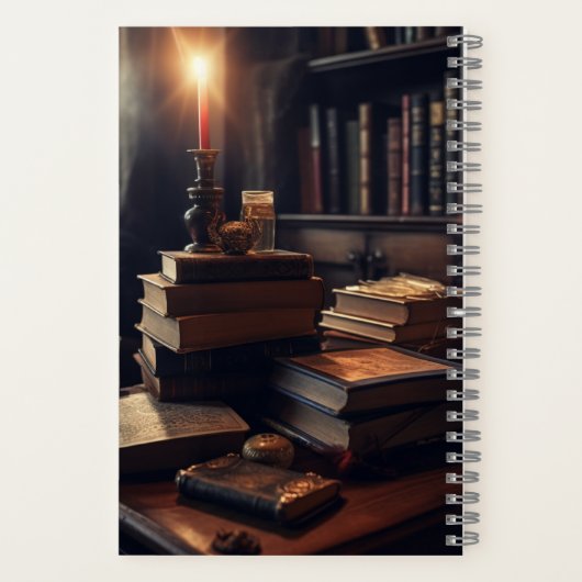 Zo veel Grimoires Wizard, Wiccan Notitieboek (Achterkant)