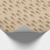 Zo veel hout Funny Carpenter Handyman Wood Worker Cadeaupapier (Hoek)