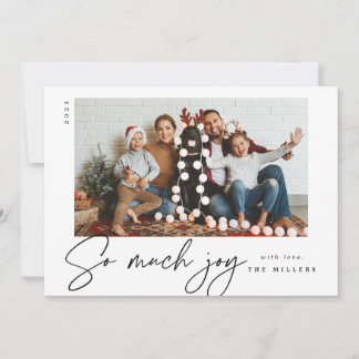 Zo veel Joy Notitiekaartje