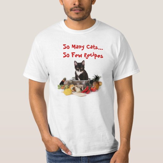 Zo veel katten t-shirt (Voorkant)