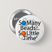 Zo veel kralen nieuw ronde button 5,7 cm (Voorkant /achterkant)