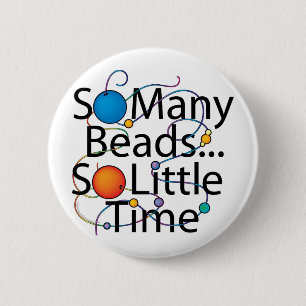 Zo veel kralen nieuw ronde button 5,7 cm