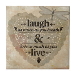 Zo veel lachen als je de Mindfulness Quote Gift Tegeltje