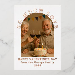 Zo Veel Leuke Valentijnsdag Oma en Opa Foto's Folie Feestdagenkaart