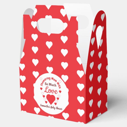 Zo veel liefdesBaby shower Bedankdoosjes (Geopend)