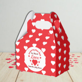 Zo veel liefdesBaby shower Bedankdoosjes