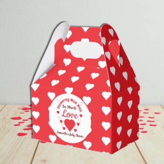 Zo veel liefdesBaby shower Bedankdoosjes