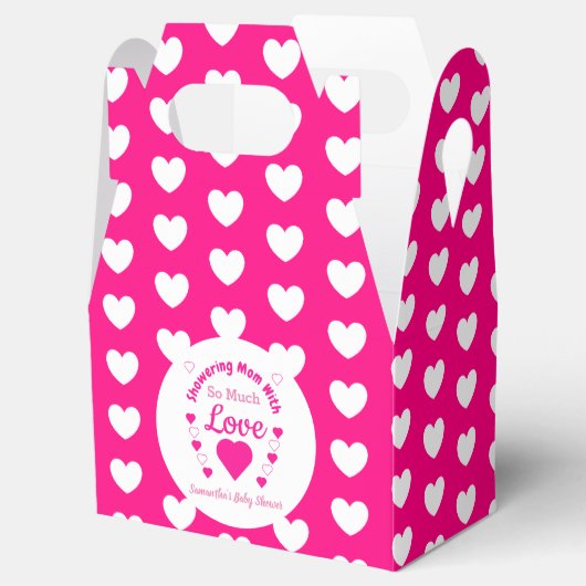 Zo veel liefdesBaby shower Bedankdoosjes (Geopend)