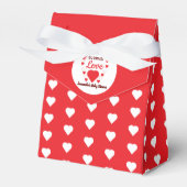 Zo veel liefdesBaby shower Bedankdoosjes (Voorkant Zijde)