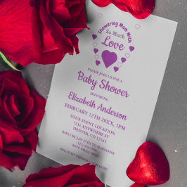 Zo veel liefdesBaby shower Kaart