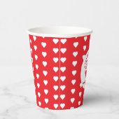 Zo veel liefdesBaby shower Papieren Bekers (Rechts)