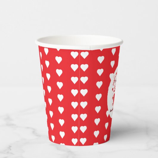 Zo veel liefdesBaby shower Papieren Bekers (Rechts)