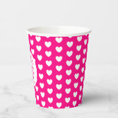 Zo veel liefdesBaby shower Papieren Bekers (Links)