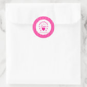 Zo veel liefdesBaby shower Ronde Sticker (Tas)