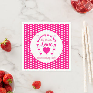 Zo veel liefdesBaby shower Servet