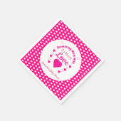 Zo veel liefdesBaby shower Servet (Hoek)