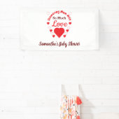 Zo veel liefdesBaby shower Spandoek (Insitu)