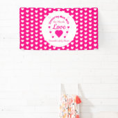 Zo veel liefdesBaby shower Spandoek (Insitu)