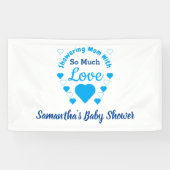 Zo veel liefdesBaby shower Spandoek (Horizontaal)