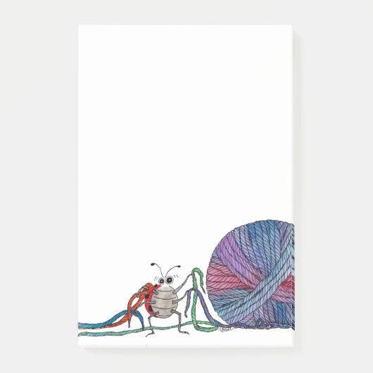 Zo veel Losse Ends Ladybug post-it noten Post-it® Notes (Voorkant)