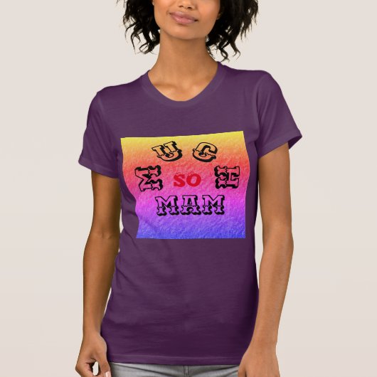 ZO VEEL MAM Women's Bella Canvas Fine Jersey T-shirt (Voorkant)