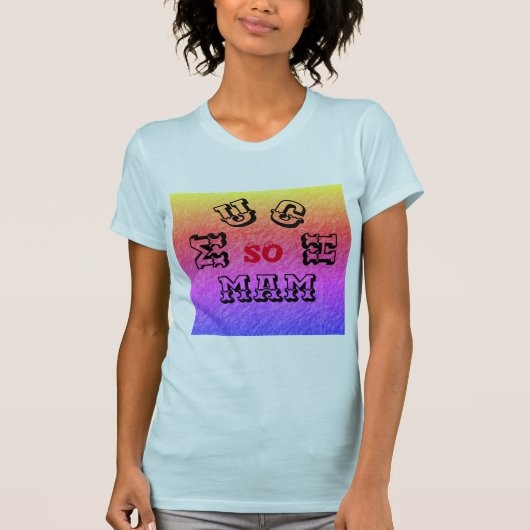 ZO VEEL MAM Women's Bella Canvas Fine Jersey T-shirt (Voorkant)