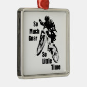 Zo veel nar, zo kleine time bergbekke metalen ornament (Rechts)