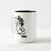 Zo veel nar, zo kleine time bergbekke tweekleurige koffiemok (Voorkant links)