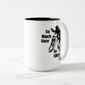 Zo veel nar, zo kleine time bergbekke tweekleurige koffiemok (Voorkant rechts)