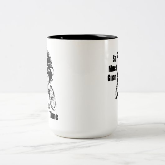 Zo veel nar, zo kleine time bergbekke tweekleurige koffiemok (Center)