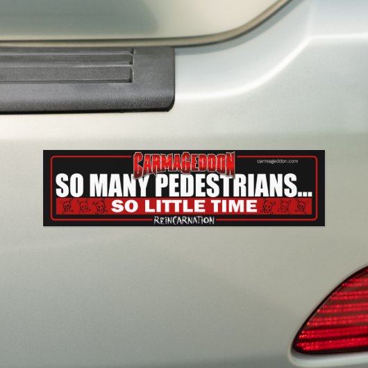 Zo veel paden Bumpersticker (Op auto)
