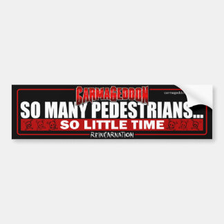 Zo veel paden Bumpersticker