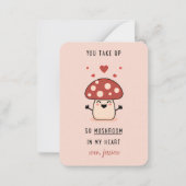 Zo veel ruimte in mijn hart Kids Valentijnsdag Notitiekaartje (Voorkant)