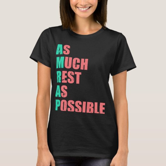 Zo veel rust mogelijk AMRAP Trendy 3 T-shirt (Voorkant)