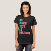 Zo veel rust mogelijk AMRAP Trendy 3 T-shirt (Voorkant volledig)