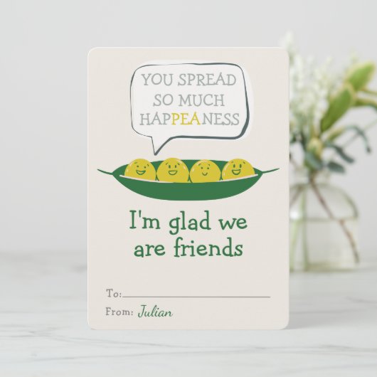 Zo veel Valentijnsdag van Hap-pea-ness Classroom (Staand voorkant)