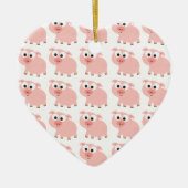 Zo veel varkens keramisch ornament (Voorkant)