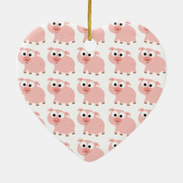Zo veel varkens keramisch ornament