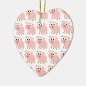 Zo veel varkens keramisch ornament (Links)