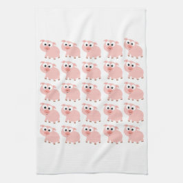 Zo veel varkens theedoek