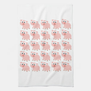 Zo veel varkens theedoek