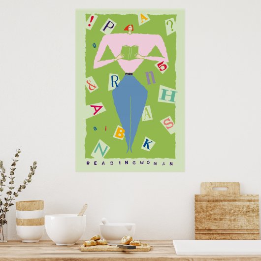 Zo veel woorden, leedvrouw poster (Keuken)